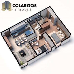 Departamento en venta, Nibele Centro Histórico, Federación, La Perla; Guadalajara, Jalisco